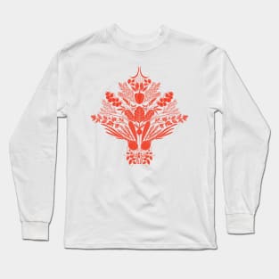 Don't Forget Your Five a Day Fruit and Vegetables red Long Sleeve T-Shirt